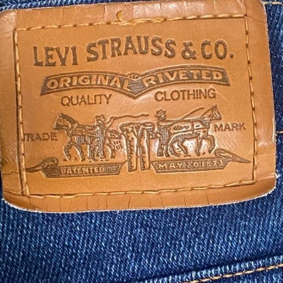 Levi’s vintage men’s brown tab elastic waist USA 80s waist 40” length 29.5” - Picture 14 of 14